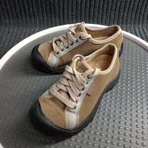 Keen Women Suede Outdoor Hiking Trail Shoes Brown
